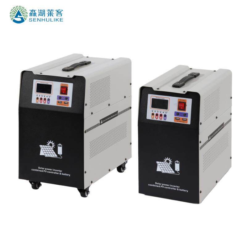便携式家用太阳能发电系统户外应急发电机储能电源500W-1500W