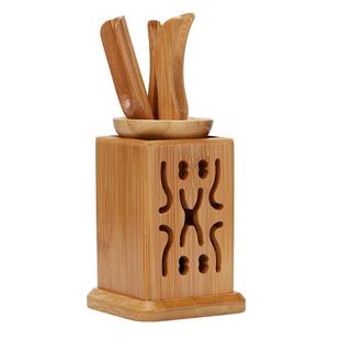 7J28茶竹功夫茶具零配件竹制茶道六君子套装 茶垫茶勺茶艺工具