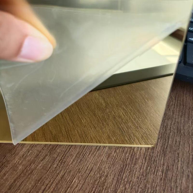 亚克力镜面板加工切割银色金色灰色黑色多颜色装饰自粘镜片反光镜