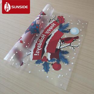 深圳UV喷绘制作玻璃橱窗贴彩白彩透明贴静电膜