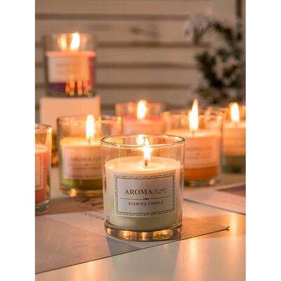 Candles Gift Set Luxury Scented Soy Wax Candle Home Decor