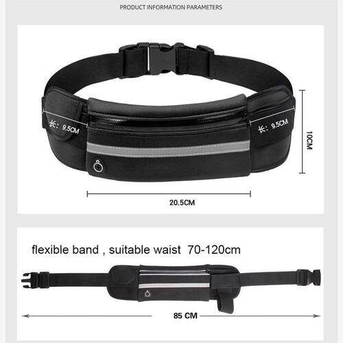YUYU Running Waist Bag Waterproof Sports Belt Gym Bag Phone