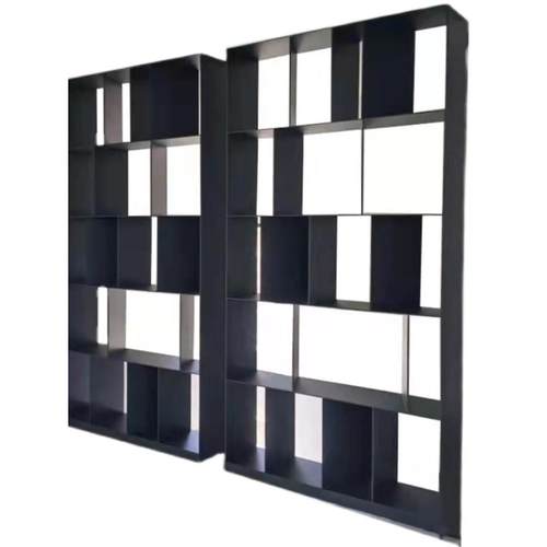 不锈钢装饰展示柜酒柜金属恒温柜嵌入式客厅电视柜壁龛红酒架定制