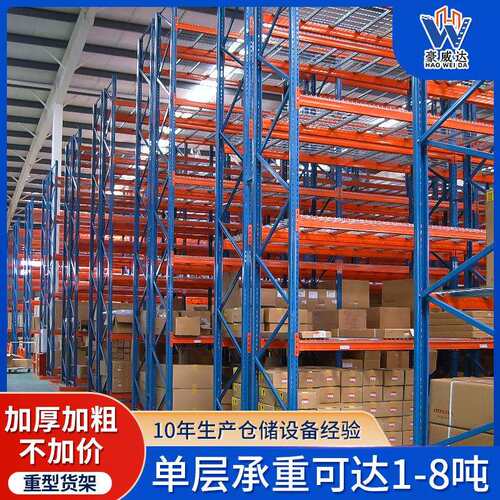 重型仓储货架仓库库房大型加粗加厚多层置物铁架托盘钢制落地式