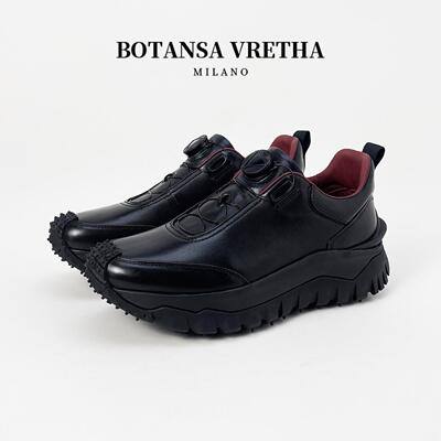 意大利BOTANSA VRETHA&BV小众轻奢商务运动鞋男旋转扣增高登山鞋