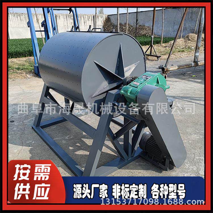 切割件去毛刺干磨机 铁件除锈打磨机 石头六角滚筒抛光机