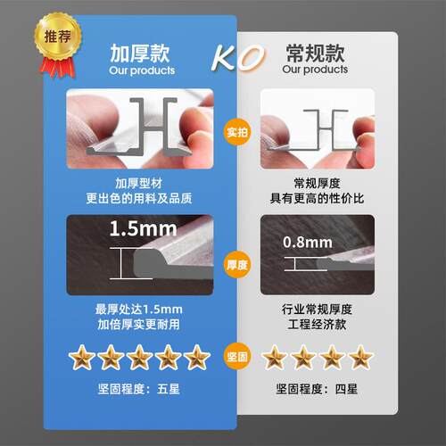 新款直销9厘12厘18厘加厚护墙板收边条木饰面收口条卡条工字腰线