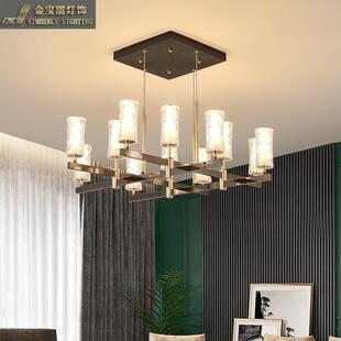 客厅吊灯新款简约大气轻奢水晶大厅主灯广东中山卧室餐厅高端灯具