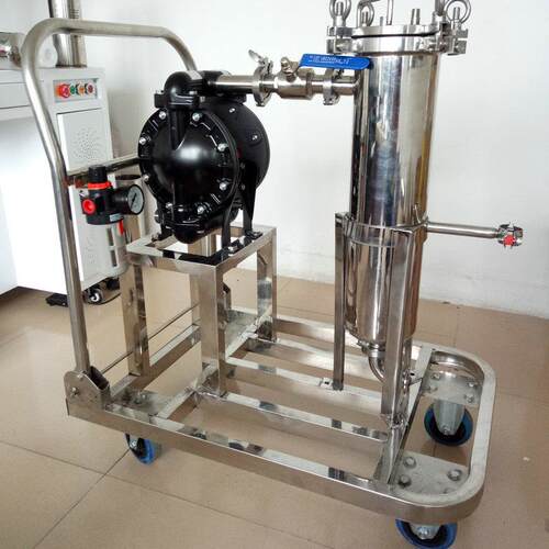 组合推式过滤机不锈式钢HF-ST1P袋过滤器 高粘力胶水手移动过车滤