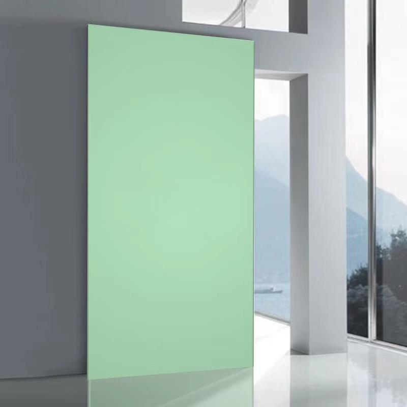 定制原木色隐形幽灵门谷仓门无轨道平移门推拉门室内悬浮卫生间门