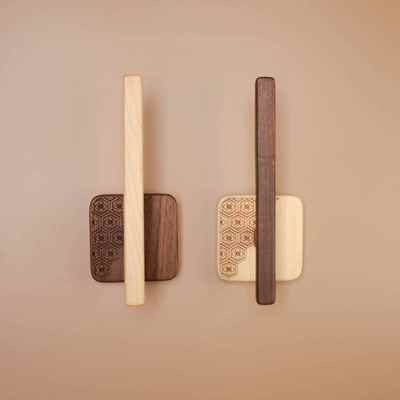 多功能实木挂钩免打孔无痕挂钩L型挂钩浴室玄关置物架窗帘固定器