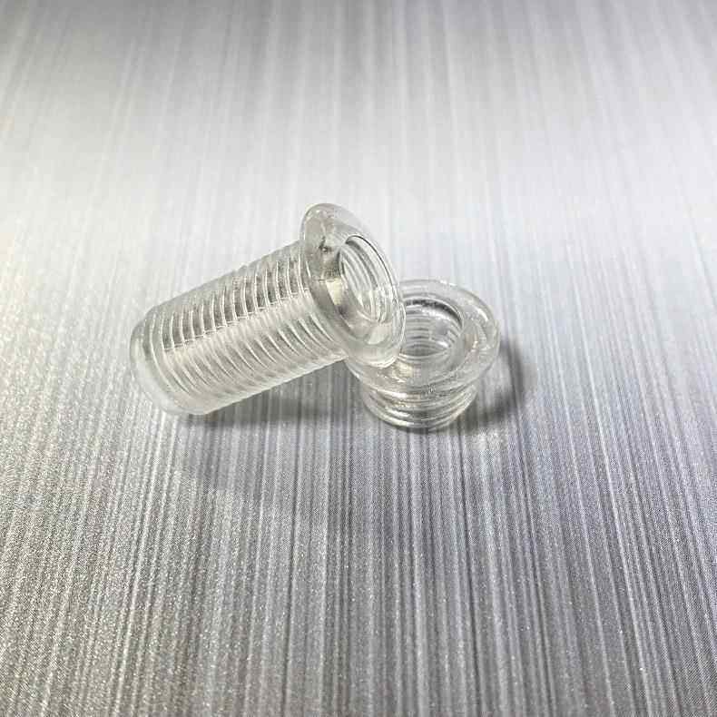 WRI灯配件外六角料圆头空心全牙牙管螺具丝塑10*牙透1明亚克力