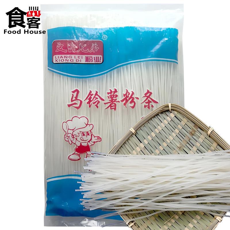 良雷兄弟马铃薯粉条1kg东北黑龙江农村土豆宽粉丝炖鱼菜炒酸菜粉
