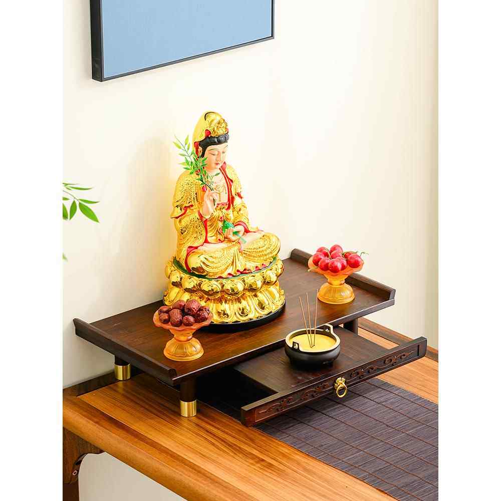 佛龛供桌佛台家用现代风格佛像供台神台香台加高架子供奉供佛底座