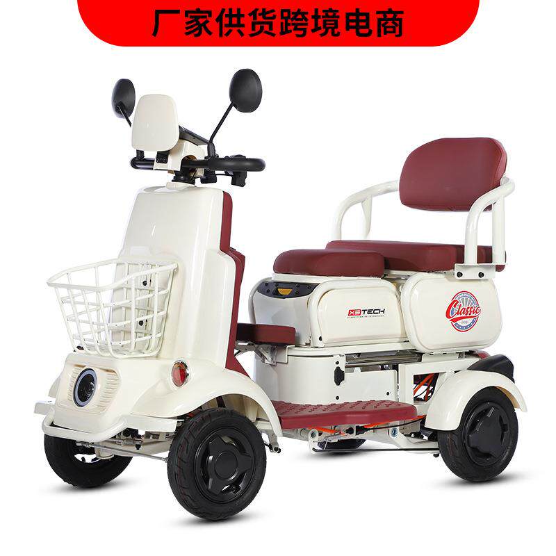 外贸跨境电动小四轮车成人代步老年休闲四轮电动小型电瓶车