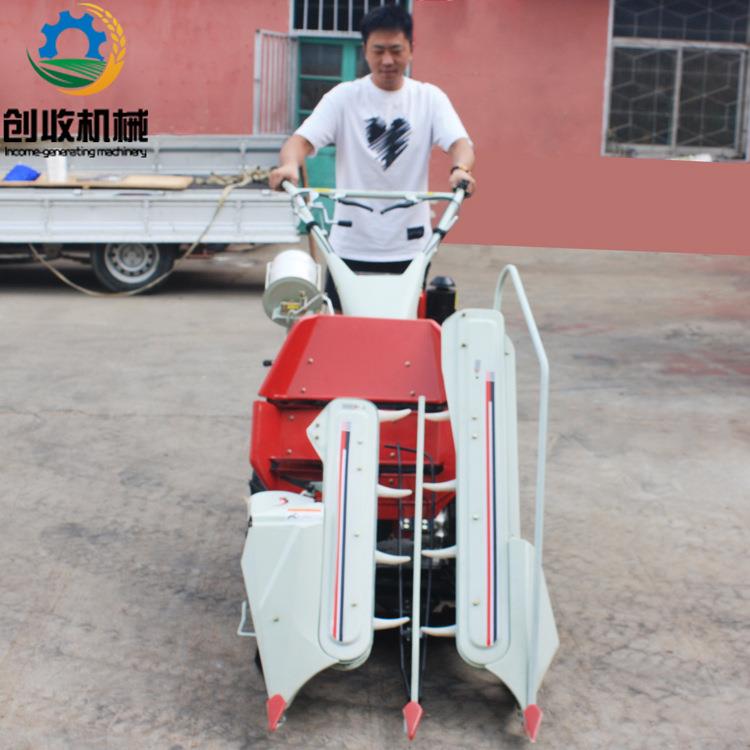 小型麦收割捆一体燕机水稻RLX柴谷子收割机手扶自走油艾打草打捆