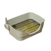 浴缸厕所狗厕所盒不锈钢高围栏防尿溅可拆中小型宠物大号狗尿盆