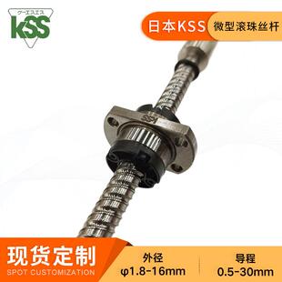 KSS微型滚珠丝杆SSRT0601不锈钢大头滚珠丝杠台阶型原厂现货