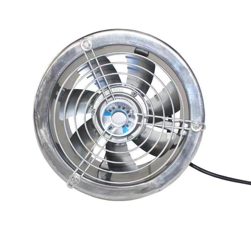 不锈钢系列外转子轴流风机YWF4E-200高筒管道风机 通风换气排风扇