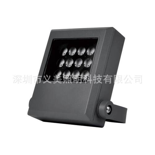 24W36W72W户外防水LED萤屏方形投光灯户外亮化 投射灯外壳补光灯