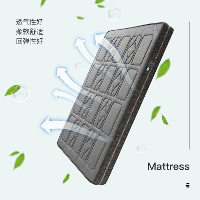 5D乳胶透气床垫弹簧榻榻米软垫1.5米1.8米双人床家用防螨婴儿床