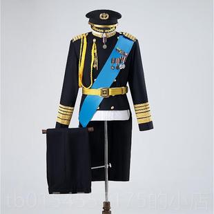 正品新款欧宫式廷礼服大帅服话本剧演出服剧杀指道具挥燕尾制服男