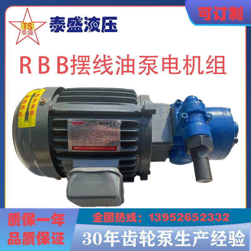 RBB-210Y/212/216/220/204Y摆线齿轮油泵RBB-208Y20.75/1.5W