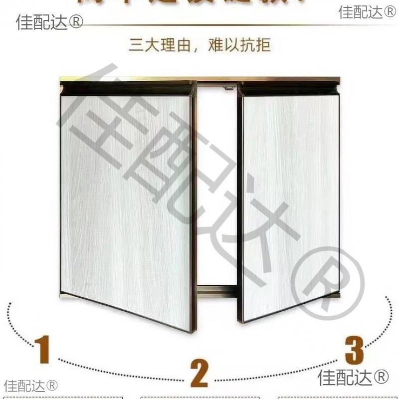 粘打孔免自装免打孔瓷砖橱柜门自橱柜门橱柜门灶台双开门厨房其他