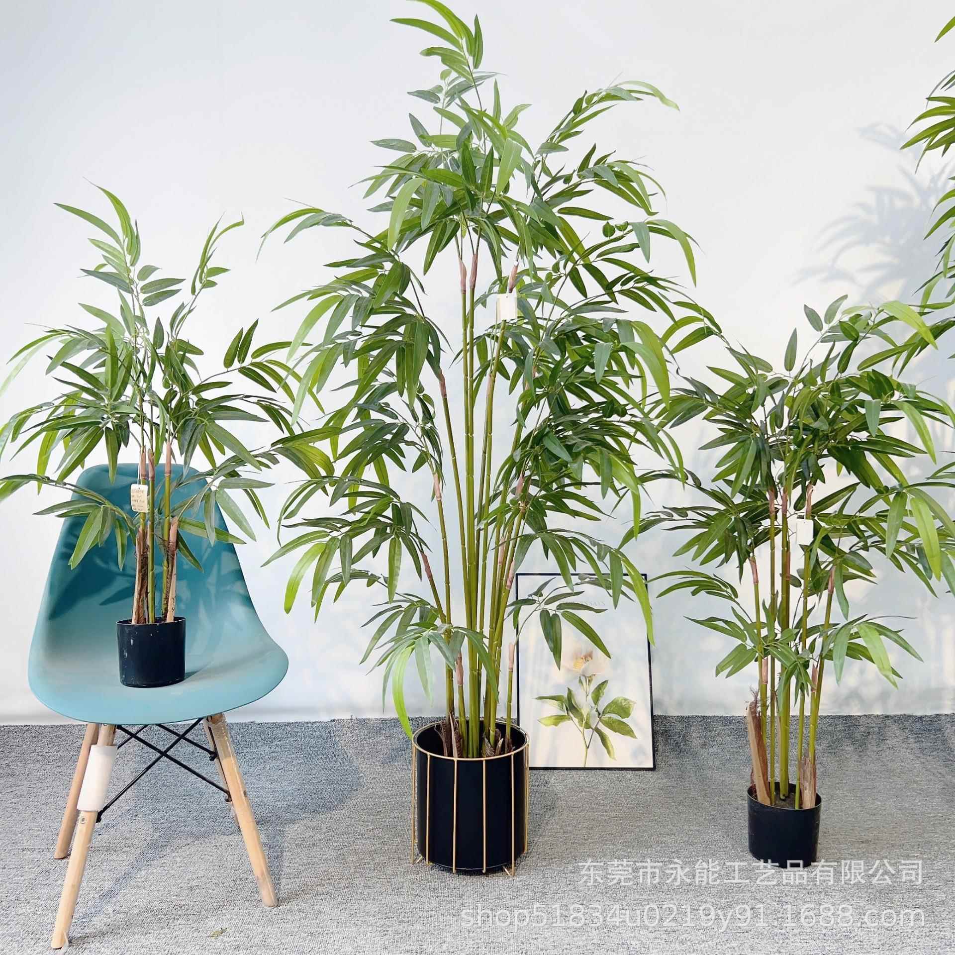 仿竹葵酒店真公凤司YN-66开业常绿假绿植装饰造尾葵盆栽装饰仿人