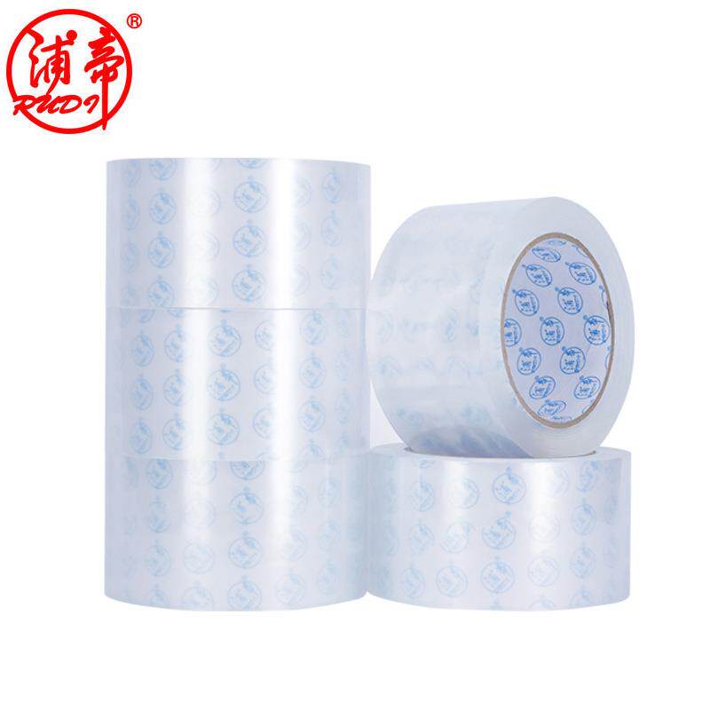 浦帝 透明胶带6.0cm宽*100码长 BOPP高粘封箱胶带合箱胶带透明胶