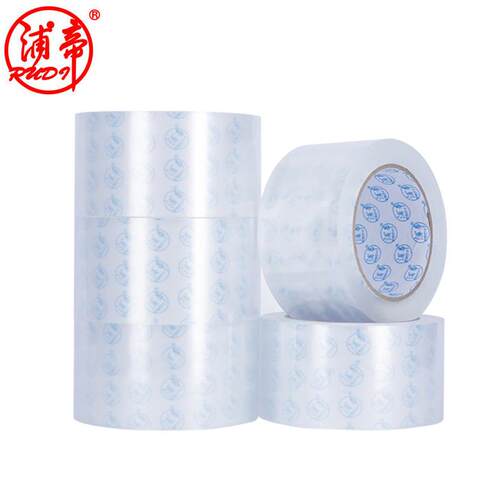 浦帝 透明胶带6.0cm宽*100码长 BOPP高粘封箱胶带合箱胶带透明胶