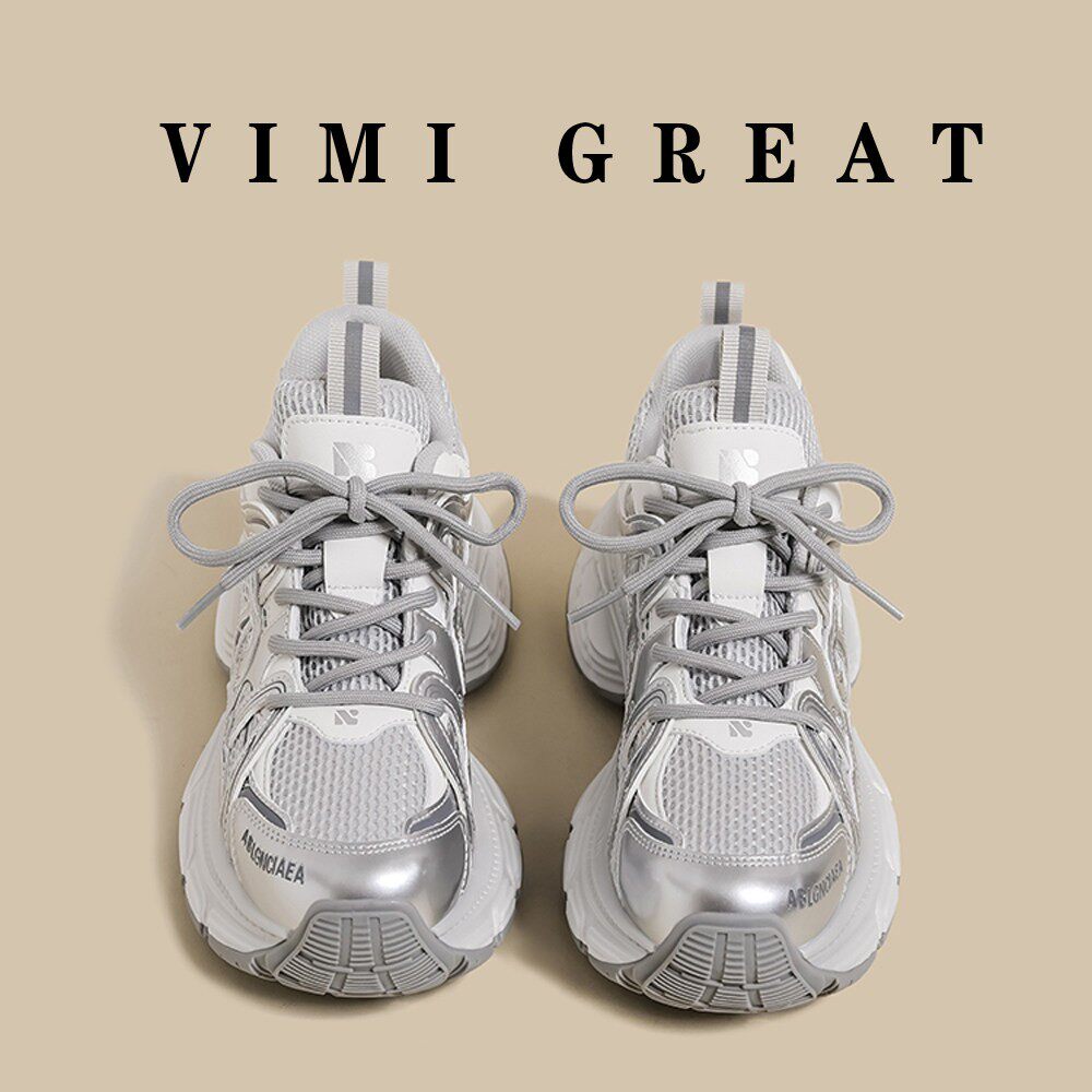 这也太好看瞭吧~VIMI GREAT 厚底老爹鞋2025新款百搭增高运动鞋