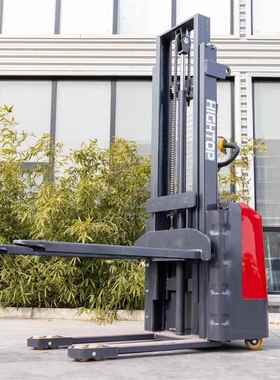 HIGHTOP站立式电动堆高车货物搬运装卸车跨境出口