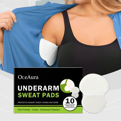 OCEAURA Underarm Sweat Patches, breathable and skin-friendly