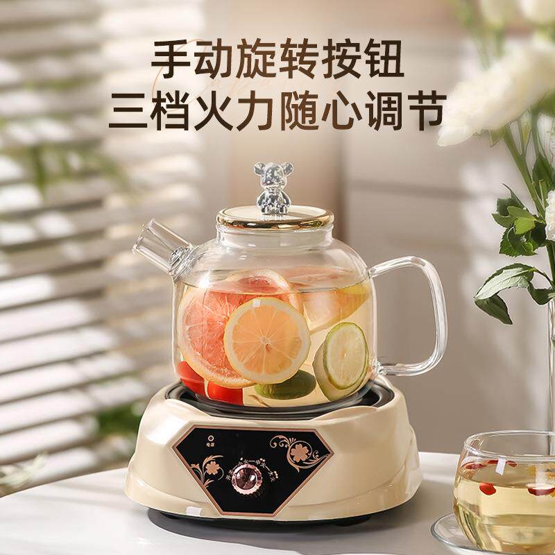养生壶自动高硅玻璃迷你花茶壶煎药壶家用隔水电炖盅直播110V定制