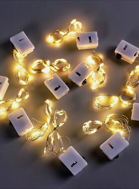 0.5米1米2米米led铜丝花束灯串蛋糕装饰小彩灯灯串闪灯满天星