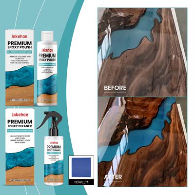 JAKEHOE Epoxy Resin Polish Series: Stain Remover, Cleaner, S