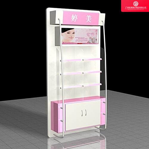 专业定制精品展柜化妆品产品展架护肤品样品玻璃展示柜陈列柜货架