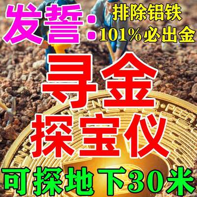 金属探测器高精度地下寻宝仪2025新款家用老宅水下可测金银铜10米