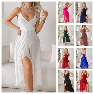 Lingerie For Women Lace Babydoll Chemise Long Mesh Nightgown