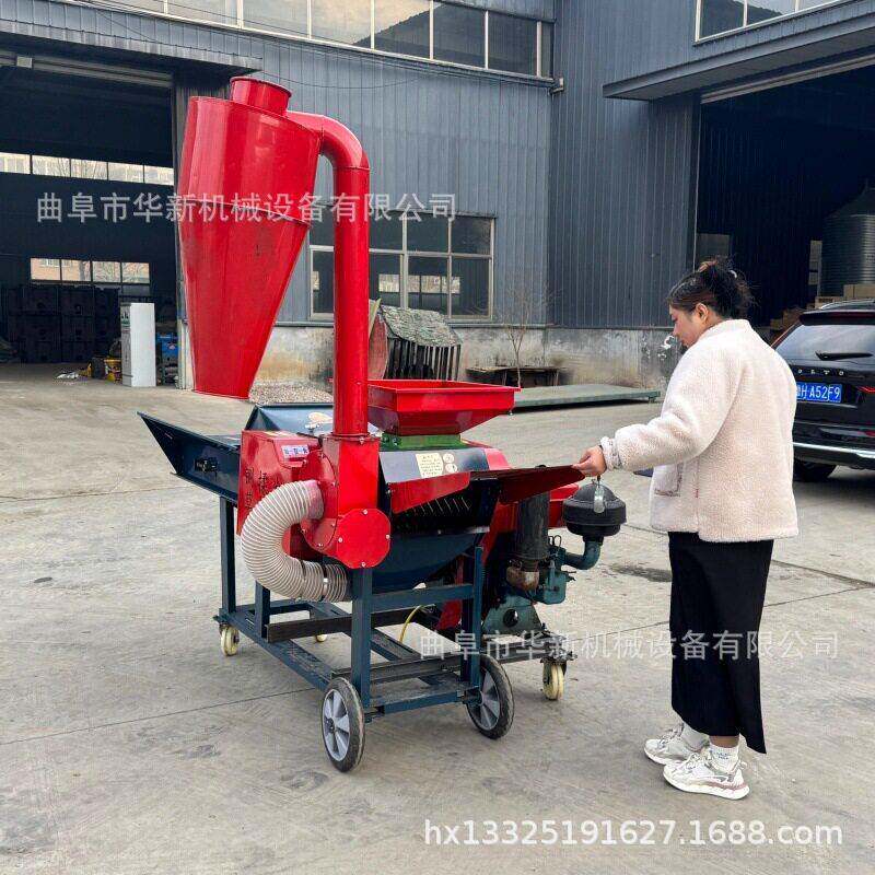 喷铡草机柔丝家用粉电湿两用风QCV干火机轮碎草机牛羊养殖秸秆碎