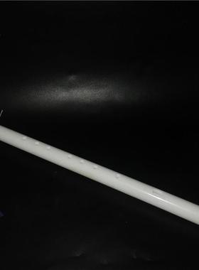 白色蹈玉石笛子桌女古风箫短笛装汉古服舞笛子道具乐器收藏摆XUI
