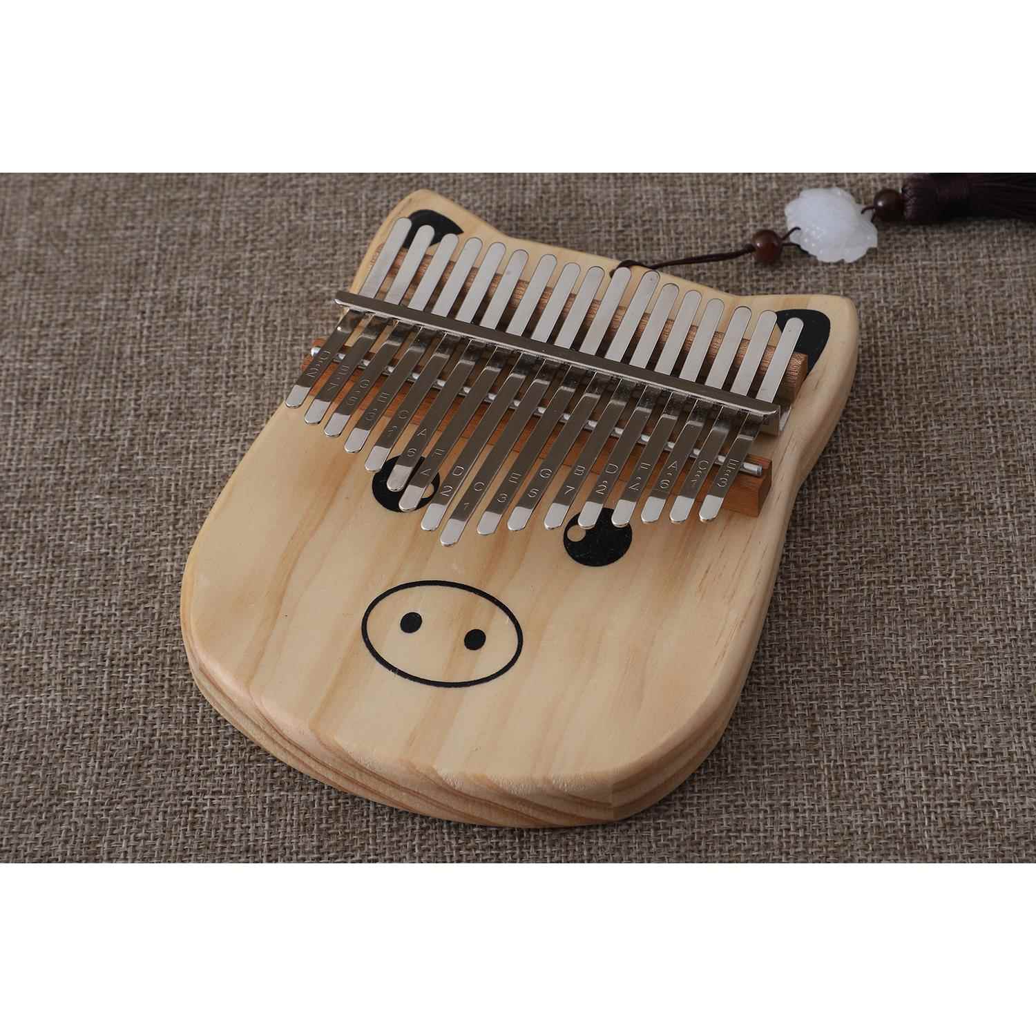 正品礼拇指林琴木制儿童17音初学者卡巴手指钢智琴21音小乐器女生