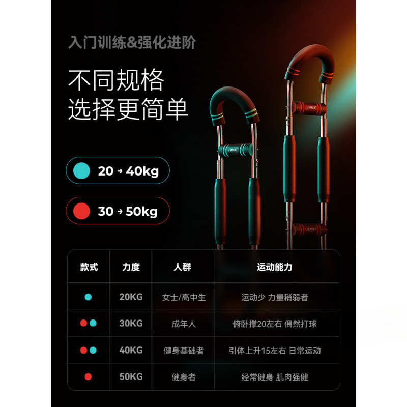 厂家多功能可调节臂力器型室内锻炼健身器材腕力弹簧臂力棒包邮
