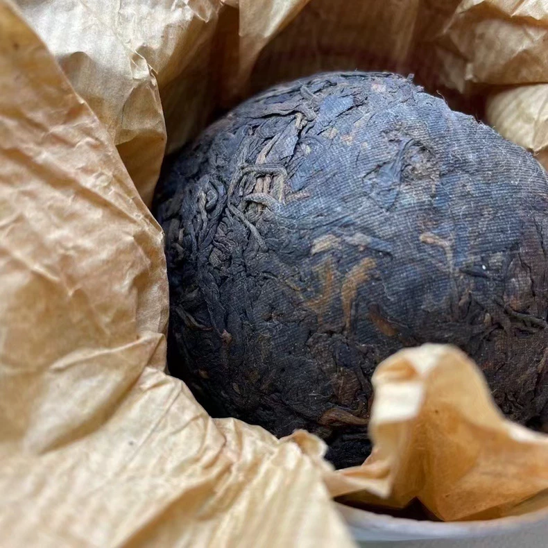 正品2007年下關銷法沱茶 雲南普洱茶幹倉熟茶100克一盒 普洱茶 BUASHOP普洱老茶