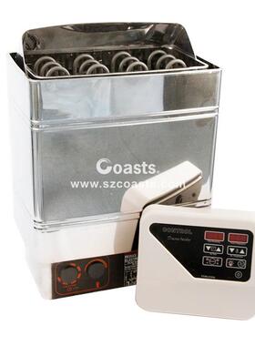 厂家柯仕COASTS外控不锈钢桑拿炉干蒸炉干蒸机桑拿设备4.5KW