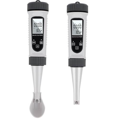 黑色SALT-785H四合一EC/TEMP/S.G/盐度计卤水比重计水质检测笔