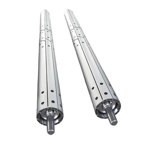 实力厂家供应铝合金开幅辊扩辐辊铝合金伸缩棍纺织印染配件