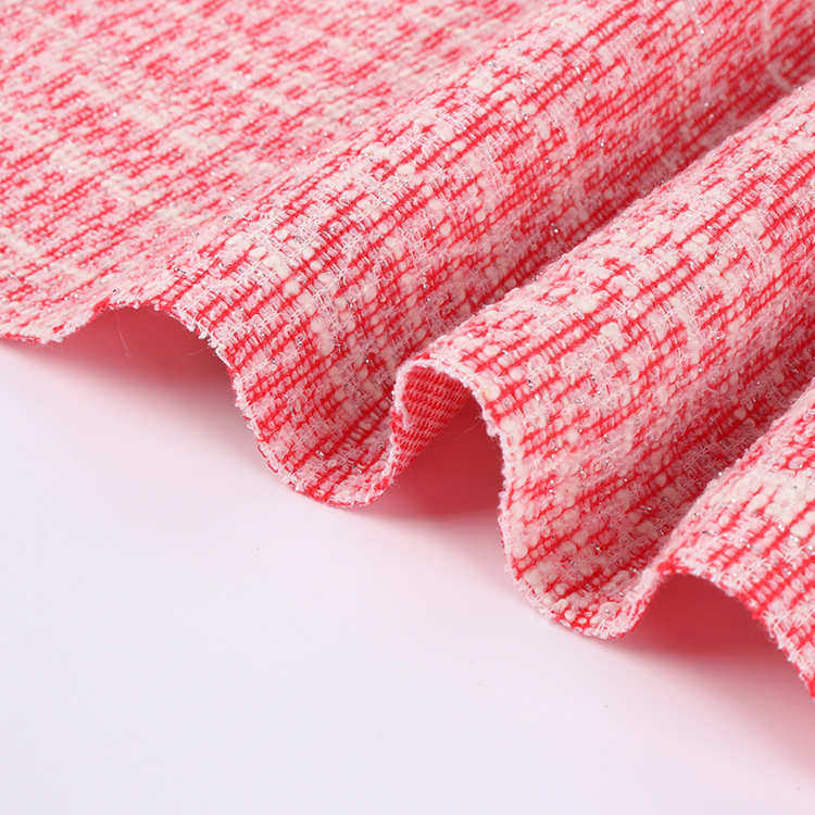 新款小香风银丝粗针提花面料 30支纬编双面提花布童装针织面料,纺织面料/辅料/配套,服装花边,淘宝优惠券,粉丝福利购,淘宝优惠卷