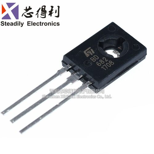 BD682 BD682G 达林顿晶体管 4A 100V 插件TO-126 PNP三极管